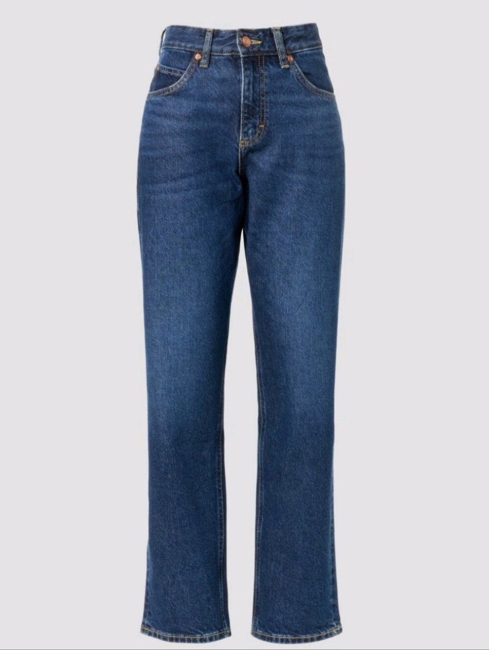 NWT Lee Jean 27 Mid Rise Straight Leg Rider Hyper Dark Free People Anthropologie